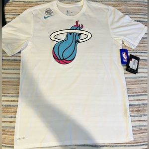 Nike Miami Heat Vice Uniform City Edition Logo Tee 2017/2018 szn